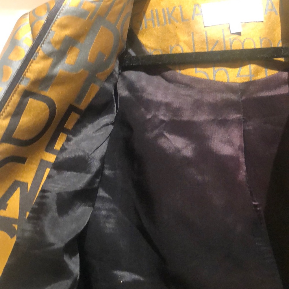 Gorgeous Vintage Earl Rutenberg Alphabet Jacket - Gem